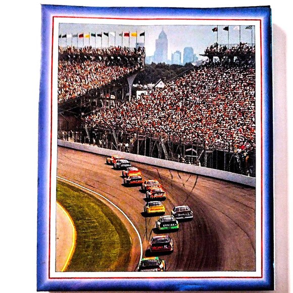 NASCAR 1996 Brickyard 400 Indy Speedway Race Commemorative Book HC/DJ + VHS Tape - Picture 3 of 16